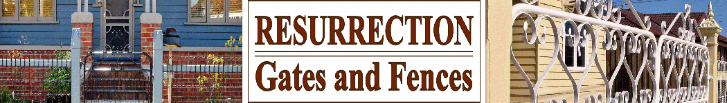 Resurrection Woven Wire Gates Banner